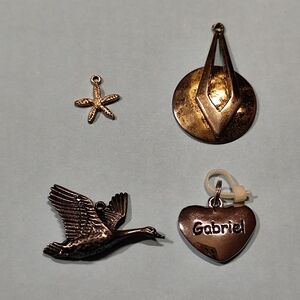 4/$50⭐️Set of four Charms